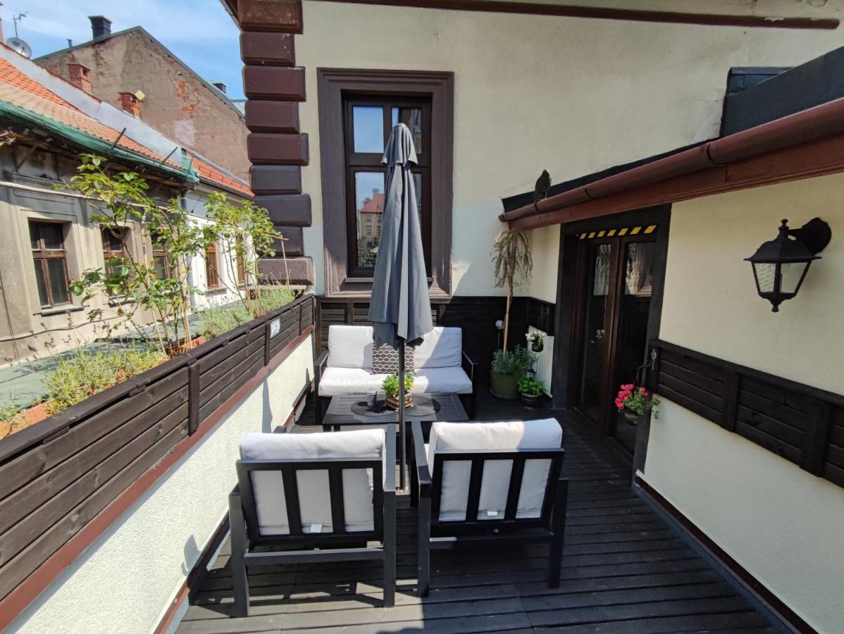 Apartament Podcienie Z Tarasem Bielsko-Biala Old Town エクステリア 写真